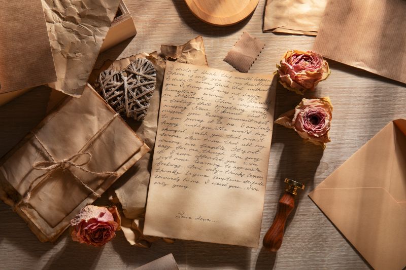 Briefe auf dem Tisch