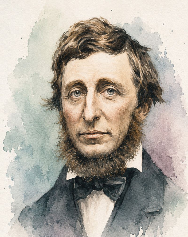Portrait Henry David Thoreau